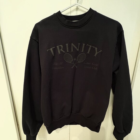 Trinity the Label Black Crewneck - Picture 2 of 3